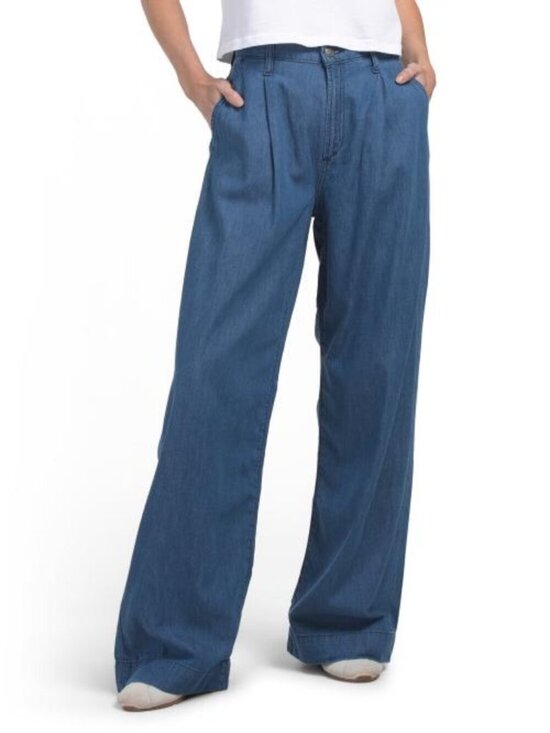 JOE'S Pants - JOE'S Wide Leg Pleated Trousers